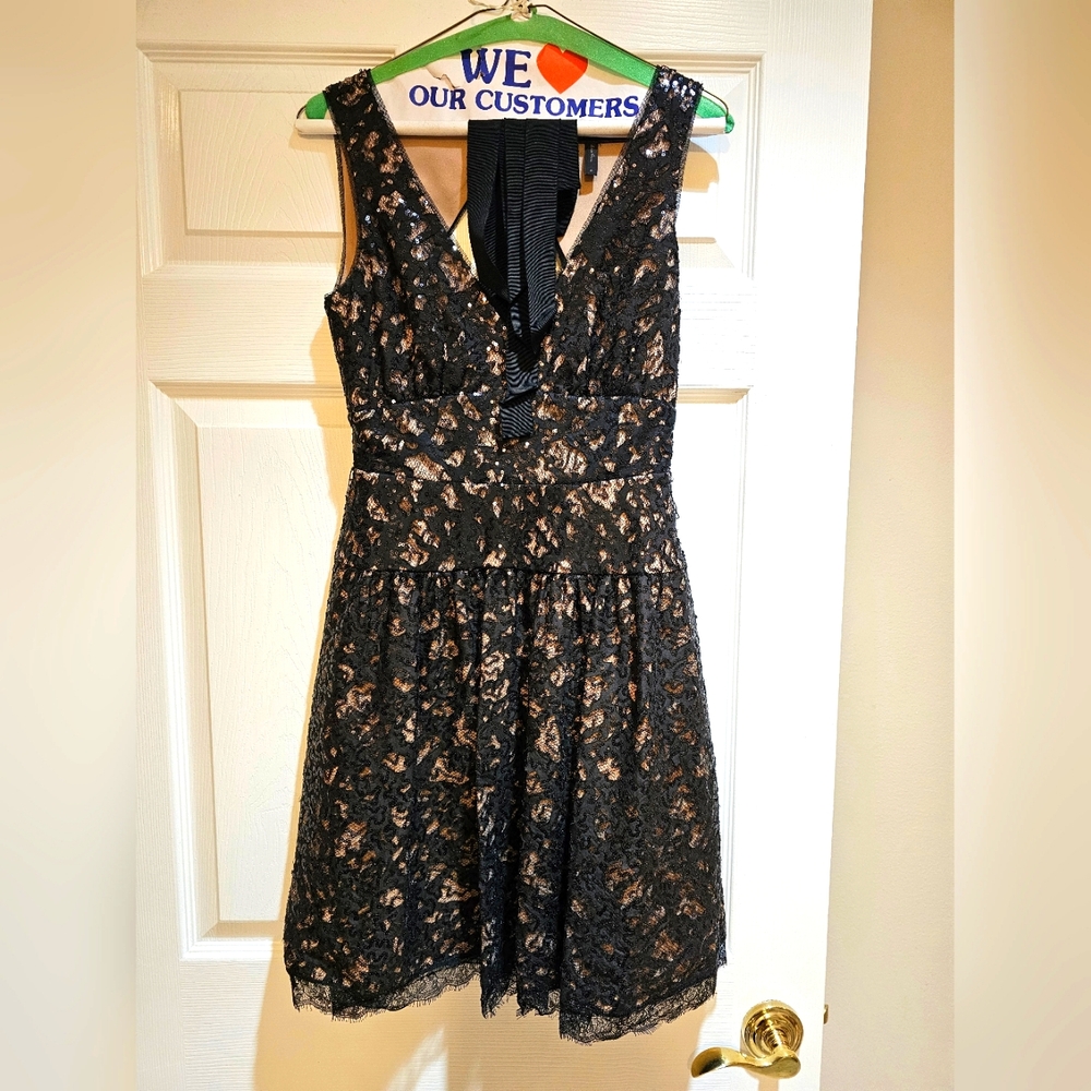 BCBGMaxazria Sequin Dress Size Small